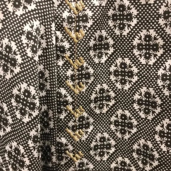 Anthropologie Floreat Gold Stream Sequin Tank small Swing Top sequins embroidery - Picture 5 of 13